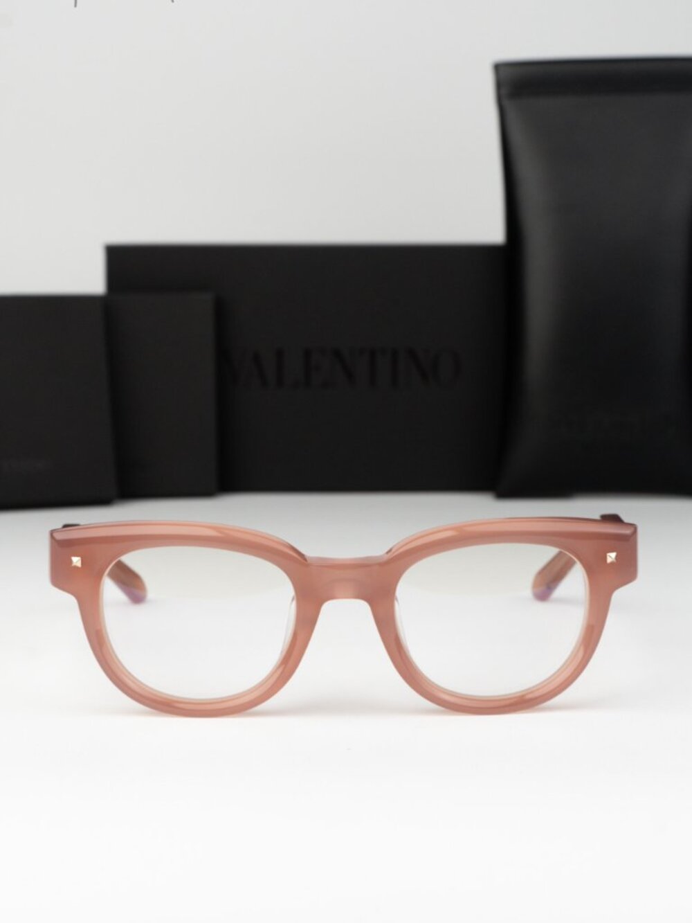 Valentino Men Eyeglasses Pink Square V-ESSENTIAL-V VLX-163 C NEW AUTHENTIC